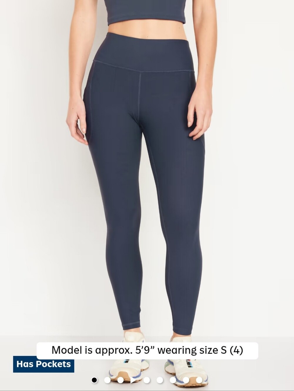 Old Navy Active Powersoft Hi-Rise Full-Length Leggings with Pockets